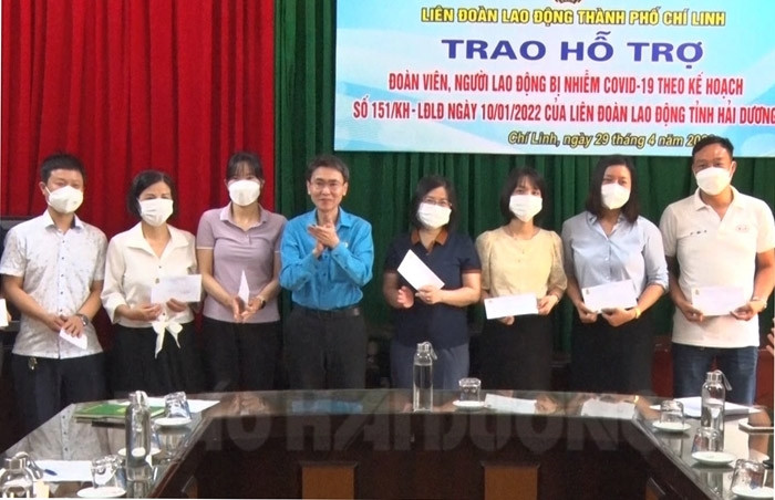 27 đoàn viên, người lao động ở Chí Linh được nhận hỗ trợ